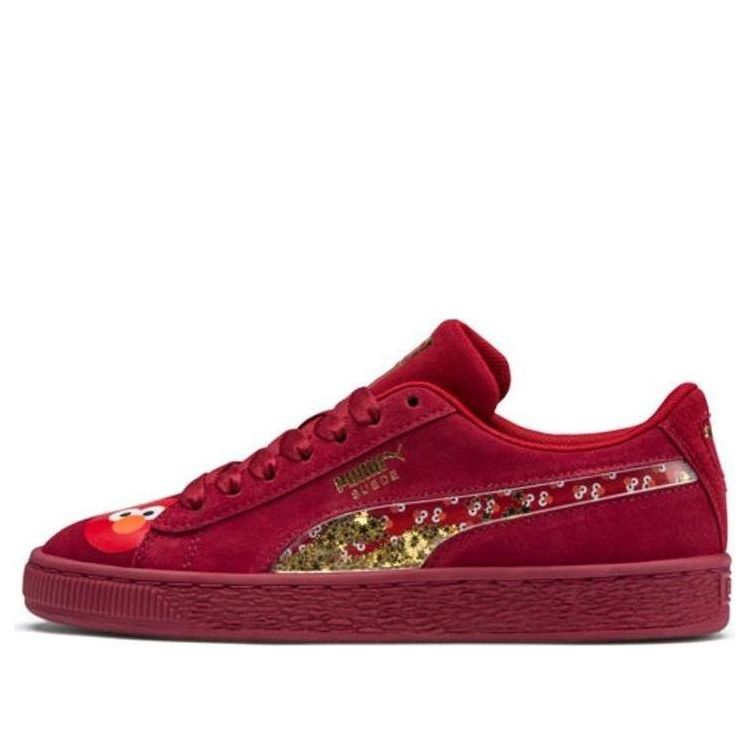 PUMA x SESAME Street 50 Suede Statement Sneakers JR 370381-02