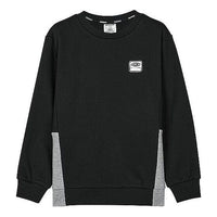 (GS) Skechers Logo Printed Crew Sweater 'Black White' P423B029-0018