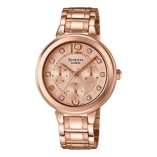 CASIO SHEEN Series Elegant Business SHE-3048PG-9A Rose Gold Analog SHE-3048PG-9A2021