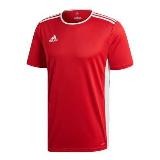 adidas Entrada 18 Stripe Colorblock Short Sleeve Red CF1038