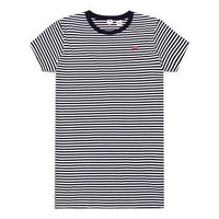 Levis Stripe Short Sleeve T-Shirt Dress Black White 24934-0000