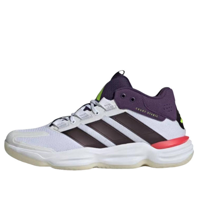 adidas Court Stabil 'Cloud White Aurora Met Aurora Plum' JH5163