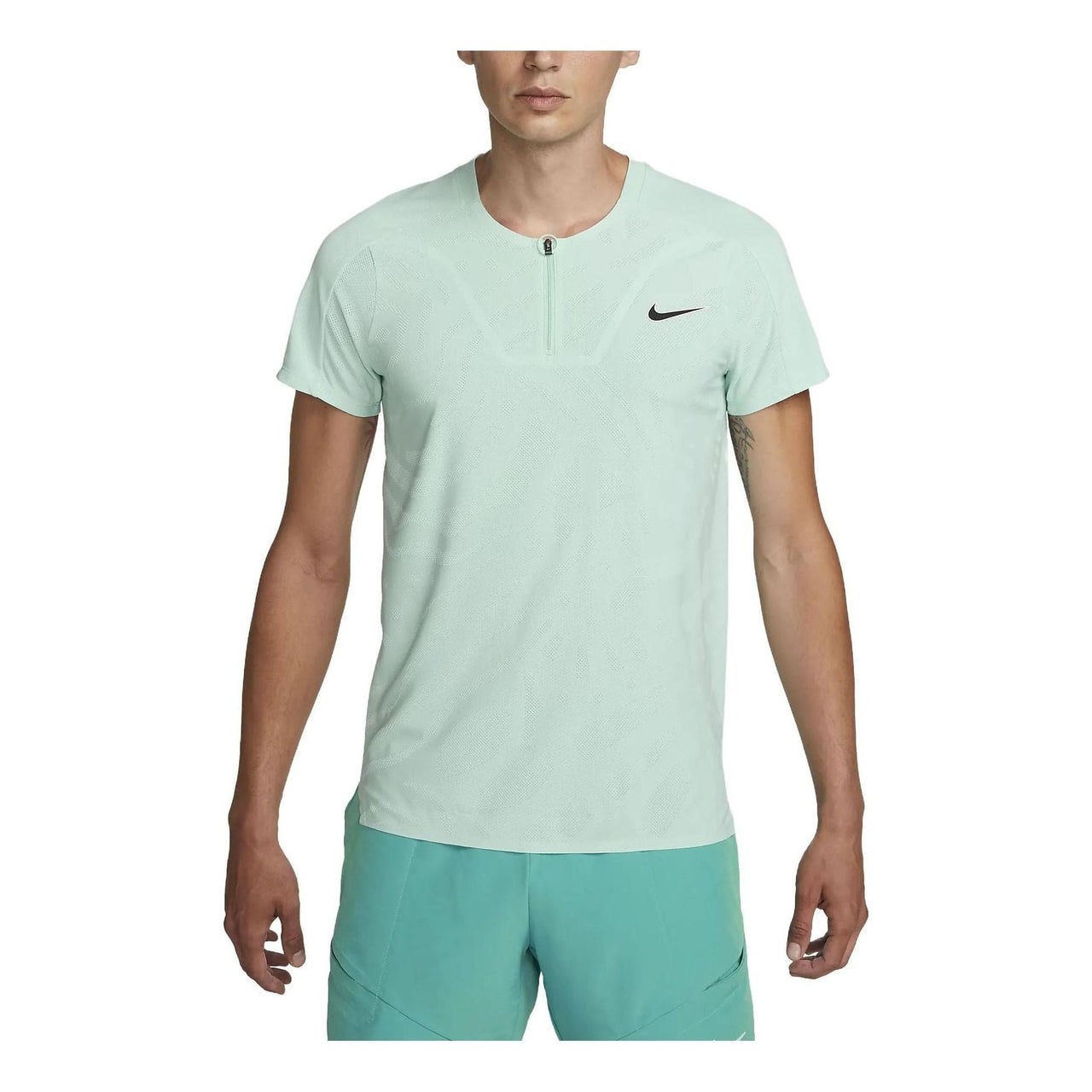Nike Court Dri-FIT ADV Slam Tennis Polo T-shirt 'Jade Ice Black' DX5523-346