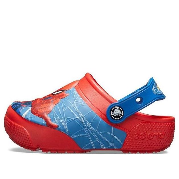 (GS) Crocs Fun Lab SpiderMan Lights Clogs 'Red Blue' 205506-8C1
