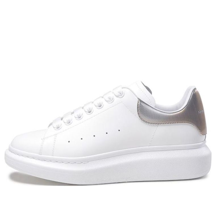 Alexander McQueen Oversized Sneaker 'White Metallic Platinum' 586204WIBNR9732