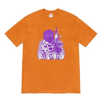 Supreme FW19 Week 7 Mercenary Tee Mercenaries Printing Short Sleeve Unisex Orange SUP-FW19-725