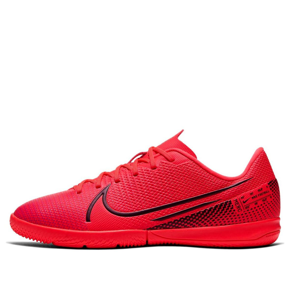(GS) Nike JR Mercurial Vapor 13 Academy IC 'Black Red' AT8137-606