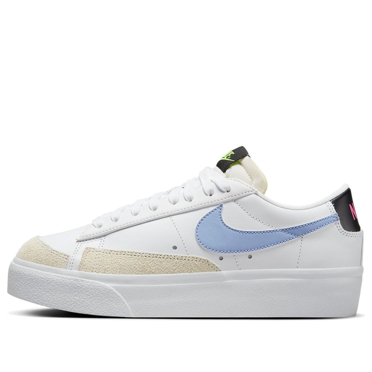 (WMNS) Nike Blazer Low Platform 'White Cobalt Bliss' FJ0738-100