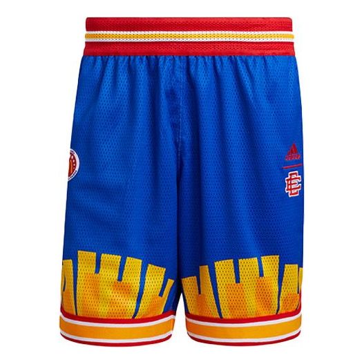 adidas Ee Mcd M Rr Sht Printing Basketball Sports Ventilate Short Pant Male Blue H16550