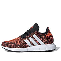(GS) adidas originals Swift Run J 'Black White Red' EF5939