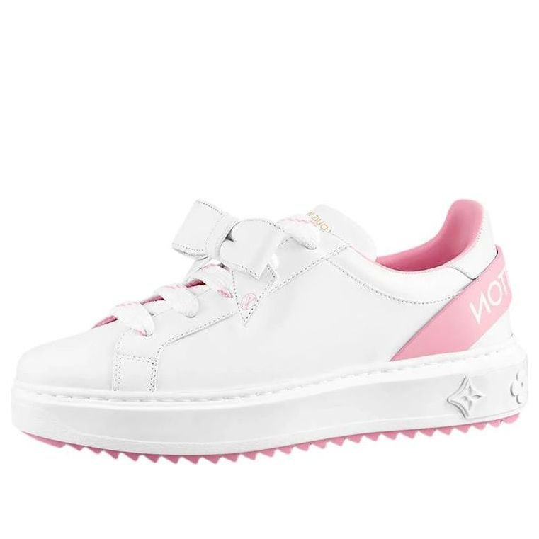 (WMNS) LOUIS VUITTON Time Out Sneakers 'White with Pink' 1A9Q12