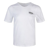 (WMNS) adidas neo Sports Training Round Neck Short Sleeve White EA0329