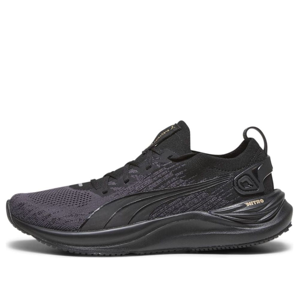 (WMNS) PUMA Electrify Nitro 3 Knit 'Black Strong Grey' 379085-01