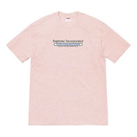 Supreme FW19 Week 7 Inc. Tee Chest Alphabet Short Sleeve Unisex Pink SUP-FW19-755