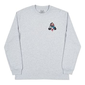 PALACE Sans Ferg Longsleeve T-Shirt Grey Marl PAL-SS18-008