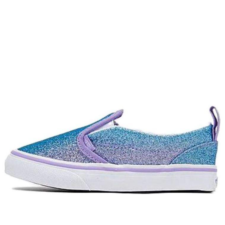 (TD) Vans Ombre Glitter Classic Slip-On Casual 'Multi Color' VN000UBSABN