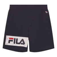 FILA Logo Printing Knit Sports Shorts Blue F51M948603A-NV