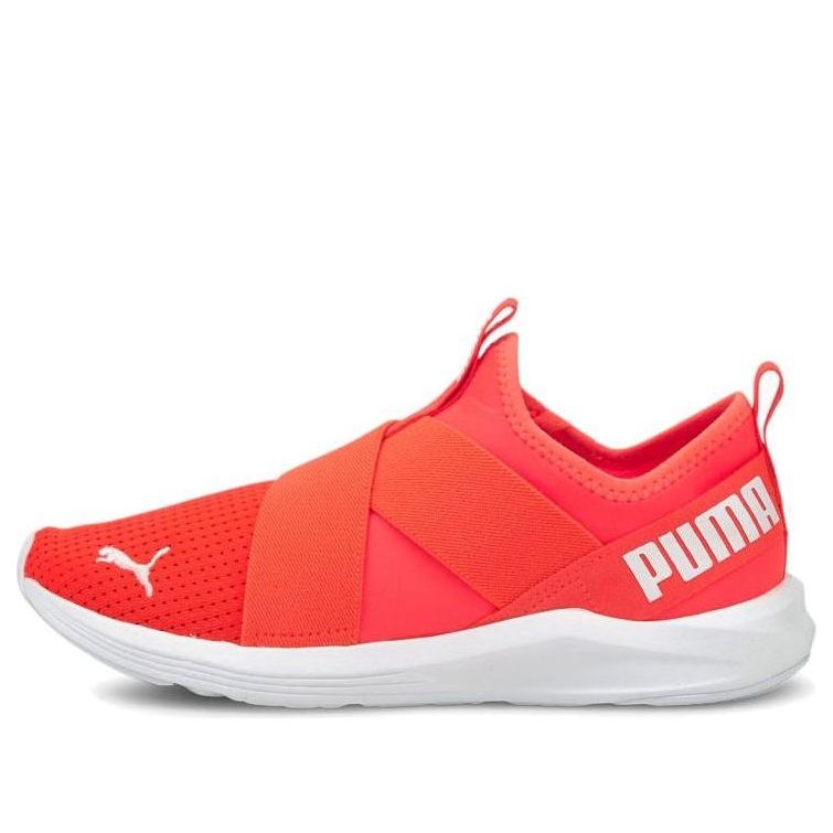 (WMNS) PUMA Prowl Slip On Low-Top Sneakers Orange/White 193078-15