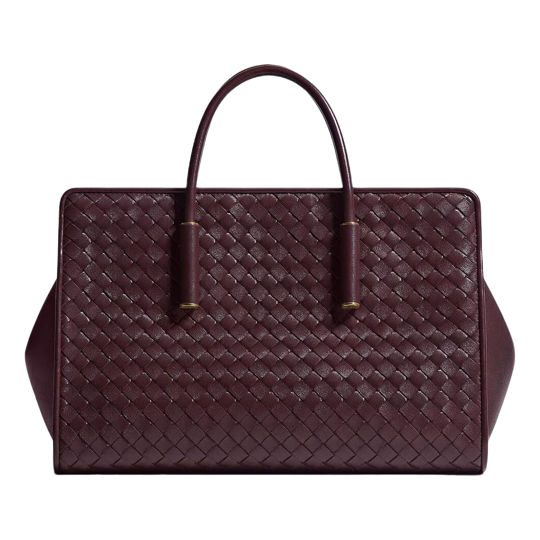 (WMNS) Bottega Veneta Small Barbara Tote 'Deep mahogany' 875932V5KD06149