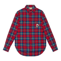 Gucci Tartan Shirt With Skunk 'Red' 720960-ZAK7U-6499