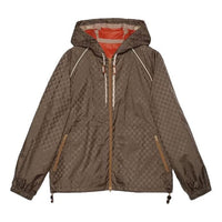Gucci GG Fabric Zip Jacket 'Dark Brown' 755546-Z8BJK-2079