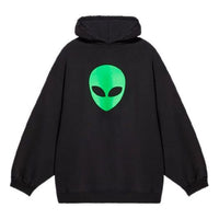 (WMNS) Balenciaga SS21 Classic Alien Hoodie Black 641529TJV959113