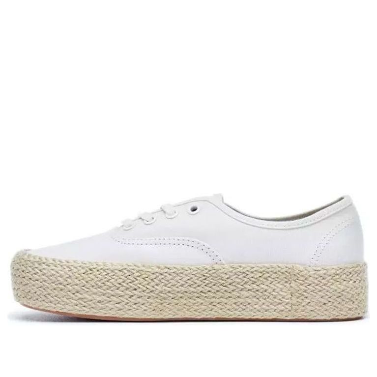 Vans Authentic Platform Espadrille 'Marshmallow' VN0A3NAQFS8