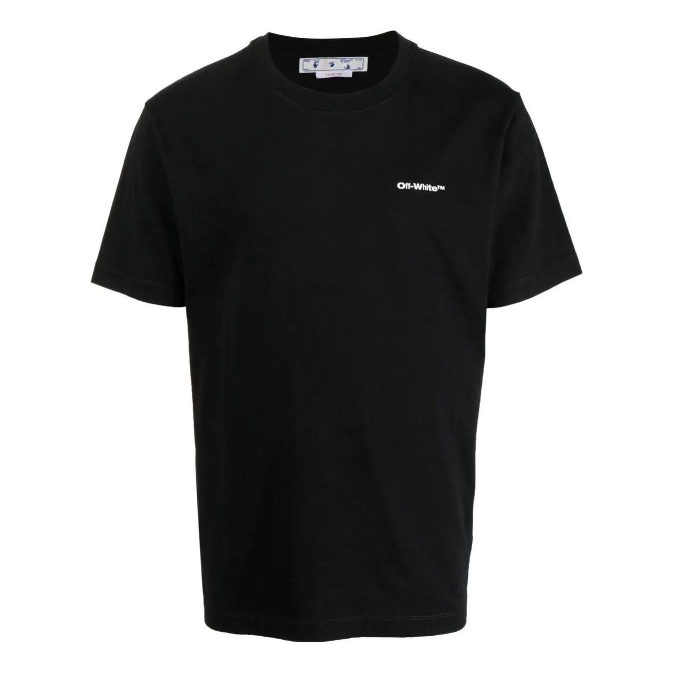 Off-White Cotton Tee 'Black' OMAA027F22JER01661006100