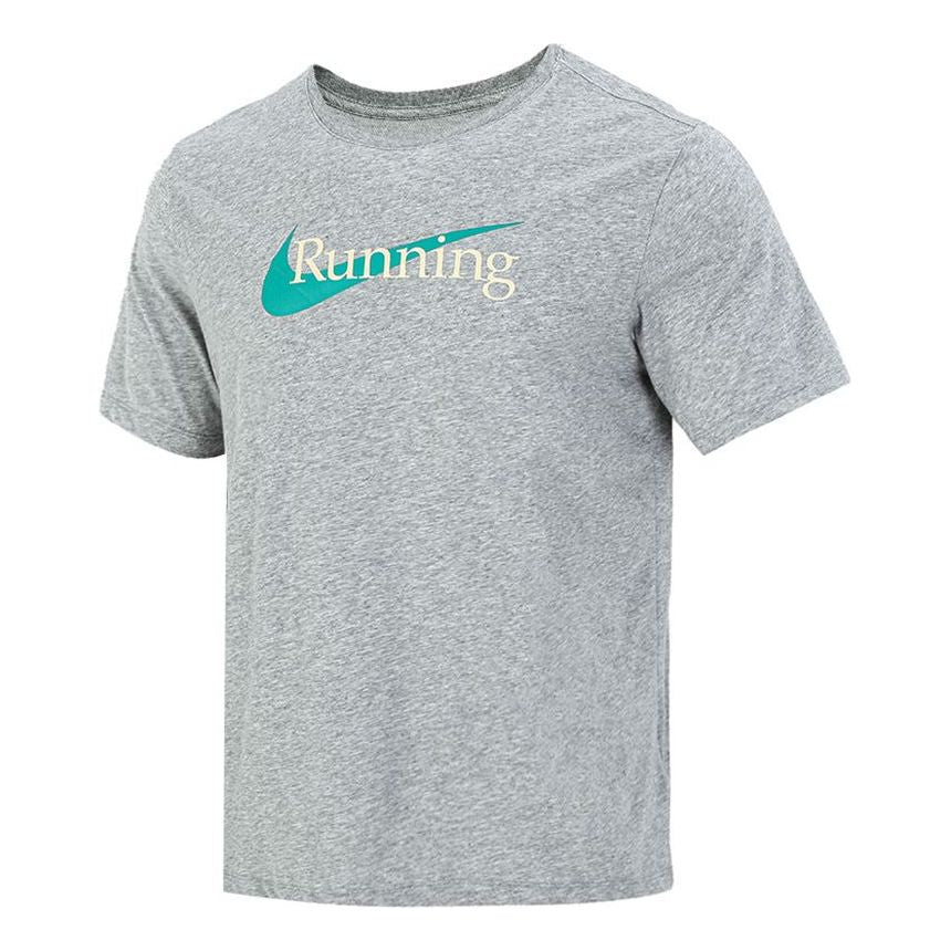 Nike AS U NK DF Tee HBR DK GREY HEATHER Light grey CW0946-063