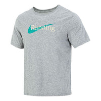 Nike AS U NK DF Tee HBR DK GREY HEATHER Light grey CW0946-063