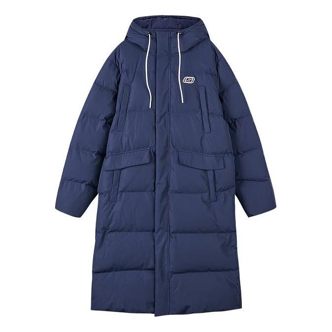 Skechers Casual Warm Down Jacket 'Blue' L422M151