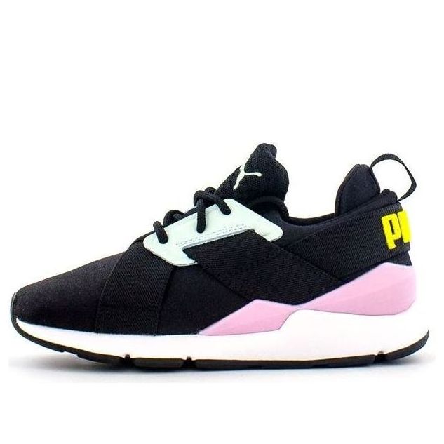 (PS) PUMA Muse Ps Running Shoes Black/Pink/White 367646-06
