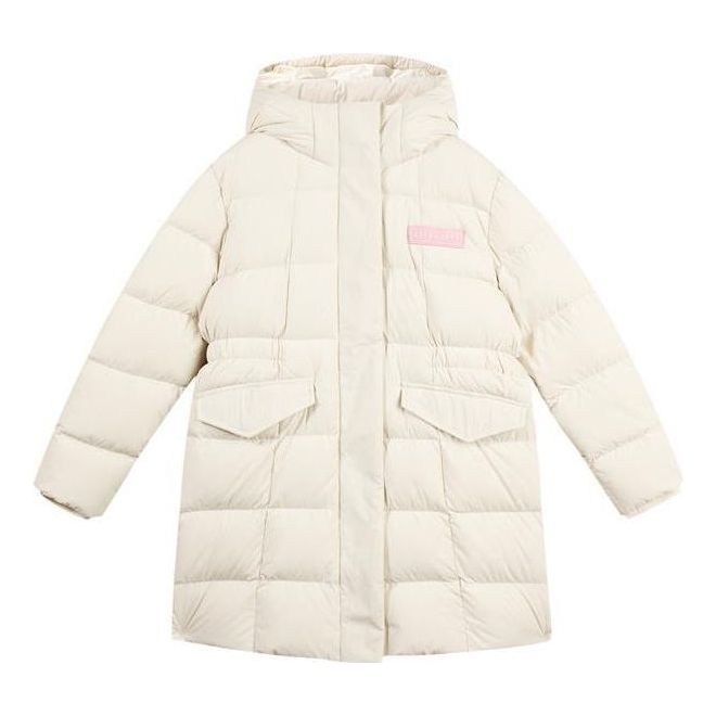 (GS) Skechers Hooded Down Jacket 'White' L422G004