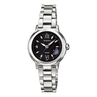 CASIO Waterproof SHEEN Stainless Steel Strap Black Analog SHW-1500D-1ADR