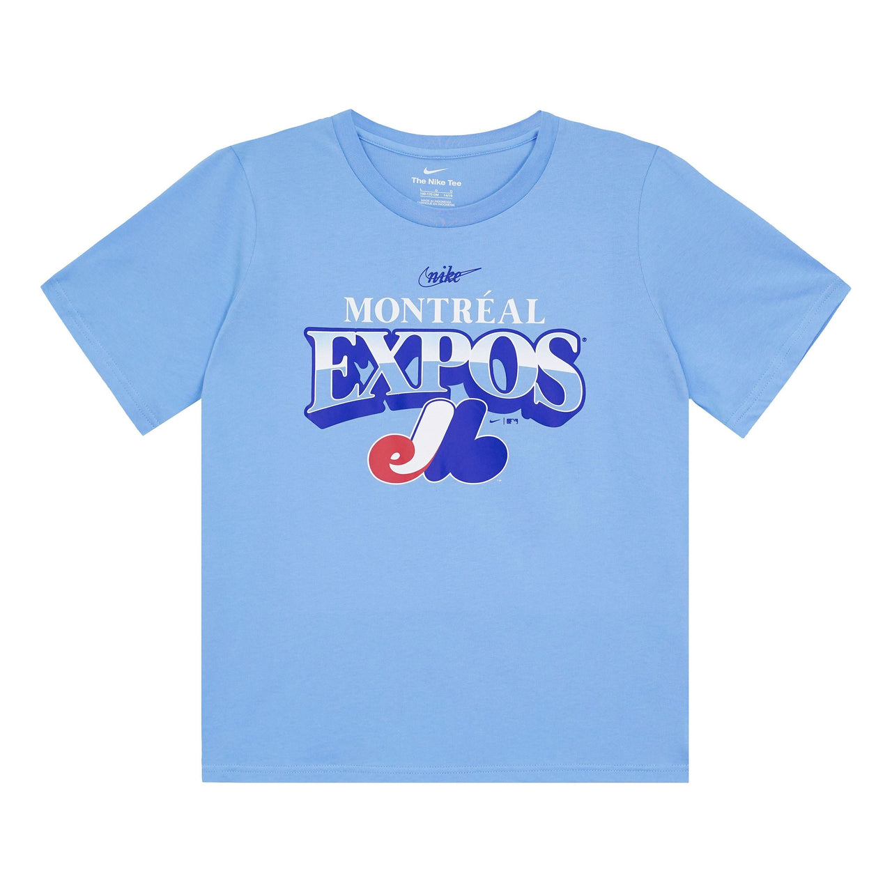 Nike Montreal Expos Cooperstown Collection Rewind Arch T-shirt 'Powder Blue' 3Z3B7SBGM-EXP