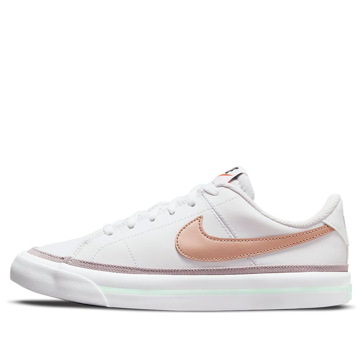 (GS) Nike Court Legacy 'White Metallic Red Bronze' DA5380-112