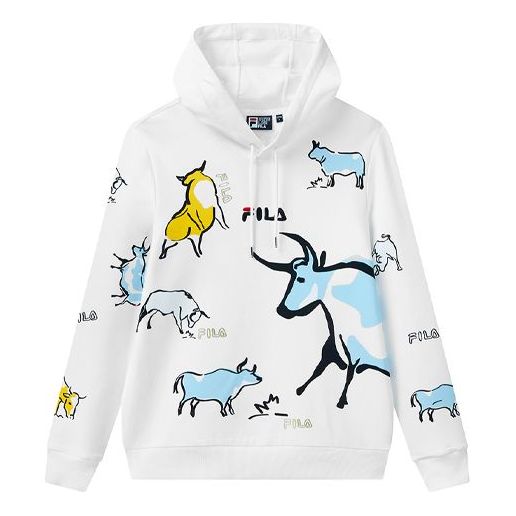 FILA Unisex Printing Sports White F11M118296F-WT