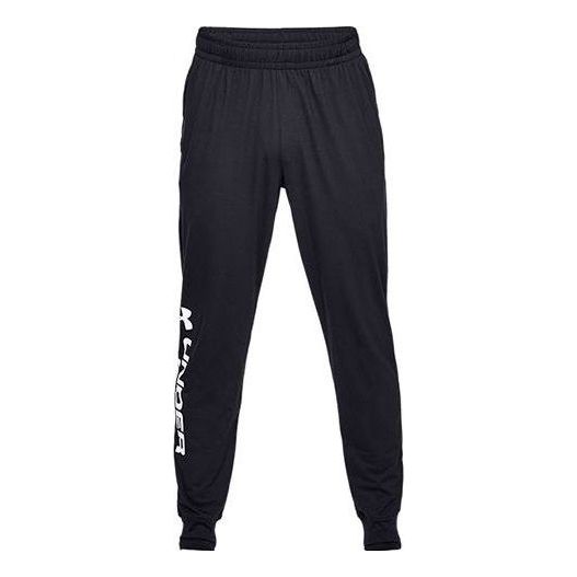 Under Armour Sportstyle Cotton Graphic Joggers 'Black' 1329298-001