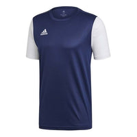 adidas Colorblock Training Sports Soccer/Football Short Sleeve Blue White DP3232