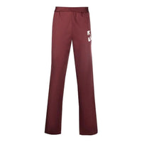 Men's Off-White FW22 Arrow Printing Straight Sports Pants/Trousers/Joggers Version Red OMCJ018F22FAB0022801