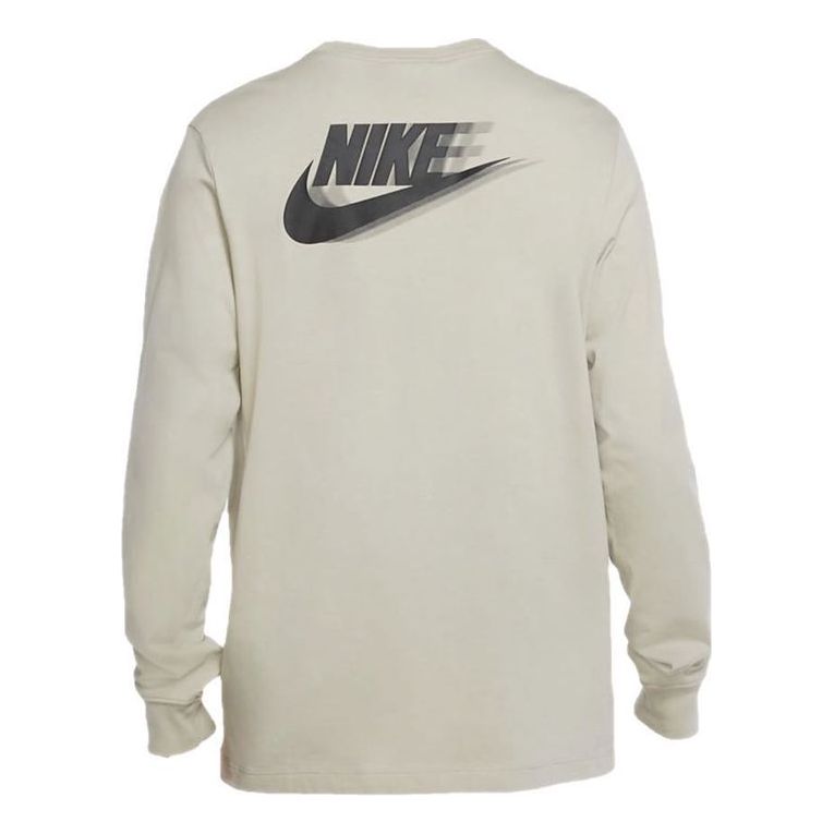 Men's Nike Large Long Sleeves Gray T-Shirt CW5396-230