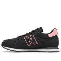 (WMNS) New Balance 500 Running Shoes 'Black Pink White' GW500SBP