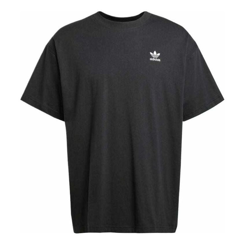 adidas Camiseta Trifolio Essentials Oversized Asia Sizing 'Black White' JD0349