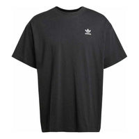 adidas Camiseta Trifolio Essentials Oversized Asia Sizing 'Black White' JD0349