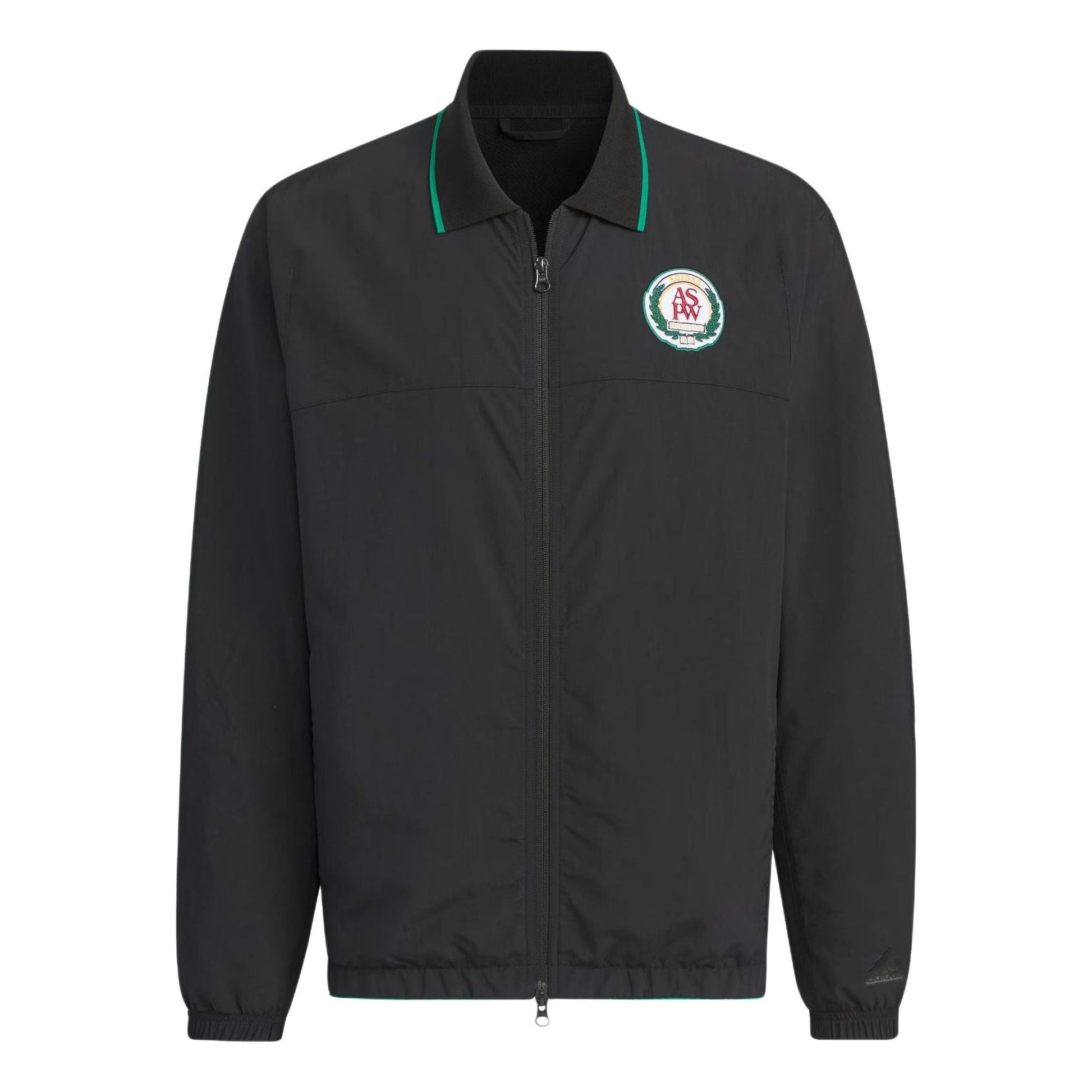 adidas Verbiage Woven Jacket Asia Sizing 'Black' JI6457