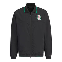 adidas Verbiage Woven Jacket Asia Sizing 'Black' JI6457