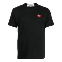 COMME des GARCONS PLAY Basic Invaders T-Shirt Red Emblem 'Black' P1-T322-1