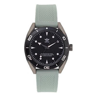 adidas Unisex Gray Silicone Strap Watch 'Teal Black' AOFH220012I