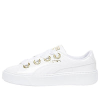 (WMNS) PUMA Platform Kiss Patent 'White Gold' 366012-02