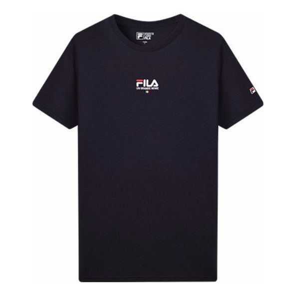 Men's FILA Classic Logo Short Sleeve Navy Blue T-Shirt F11M928114F